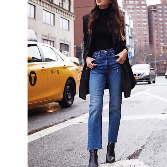 NWOT // LEVIS wedgie straight Jean with Button fly - Picture 7 of 7